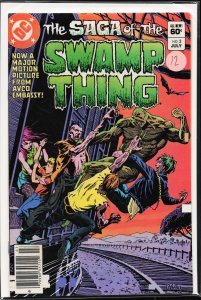The Saga of Swamp Thing #3 Newsstand Edition (1982) Swamp Thing [Key Issue]