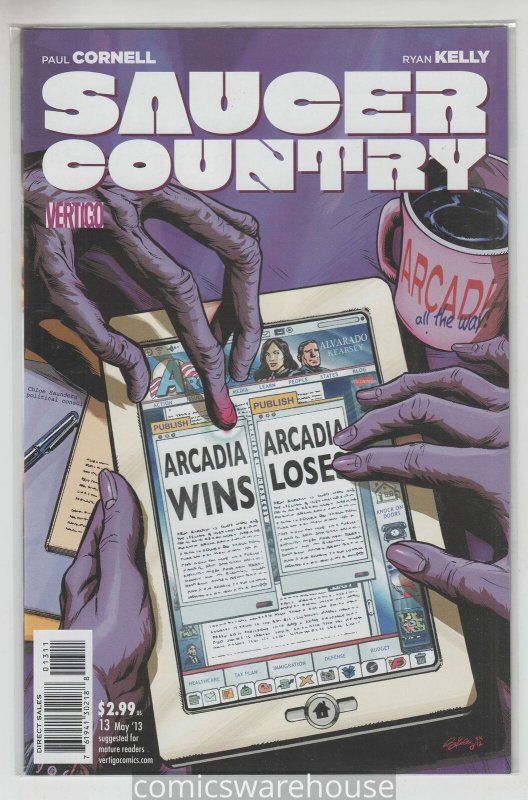 SAUCER COUNTRY (2012 DC) #13 NM