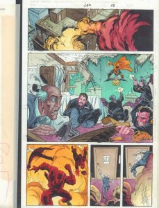 Spectacular Spider-Man #260 p.16 Color Guide Art - Hobgoblin by John Kalisz