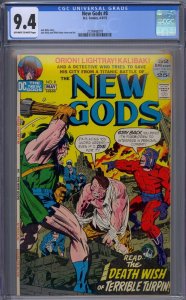 NEW GODS #8 CGC 9.4 ORION LIGHTRAY KALIBAK JACK KIRBY