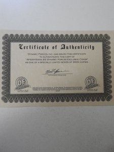 Spider-Gwen #2 Dynamic Forces Cover (2015) NM- Condition! W/ COA!