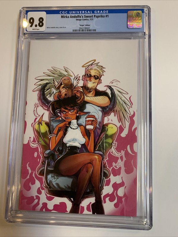 Mirka Andolfo’s Sweet Paprika (2021) # 1 (CGC SS 9.8)  Virgin Edition Census=4