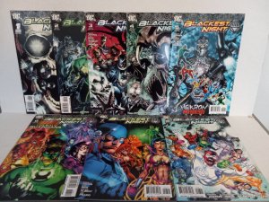 BLACKEST NIGHT - 1 - 7 + B.N: GREEN LANTERN CORPS  & TITANS SETS - FREE SHIPPING