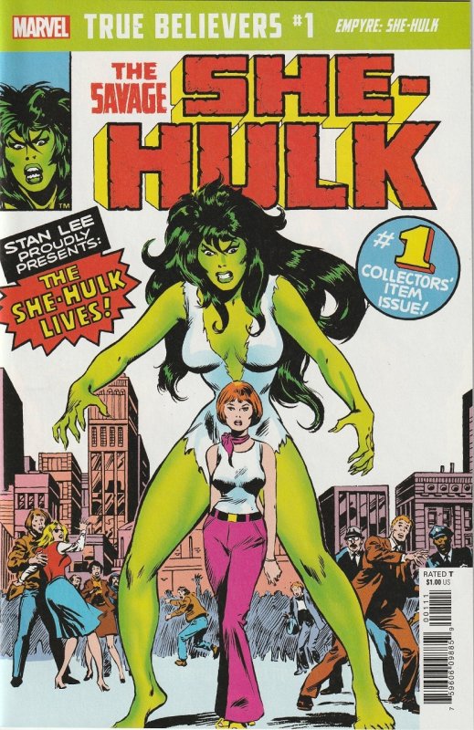 TRUE BELIEVERS EMPYRE SHE-HULK # 1  (2020)