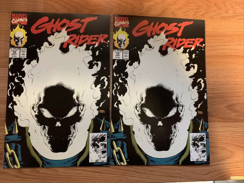 GHOST RIDER Vol 2 #15, GLOW IN THE DARK COVER, MARVEL