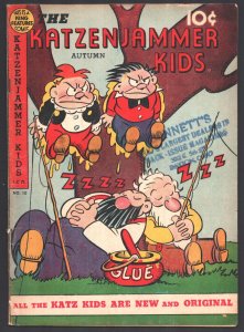 Katzenjammer Kids #10 1949Violent humor & gags-spanking-monkeys-Dudley Fishe