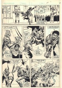 Savage Sword of Conan #? p.20 - Red Sonja Leads Rebellion - art by Tony DeZuniga