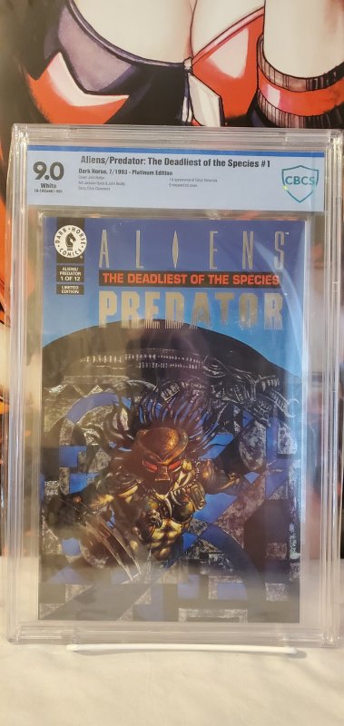 Aliens/Predator - PLATINUM - CBCS 9.0 - 1st appearance Caryn Delacroix