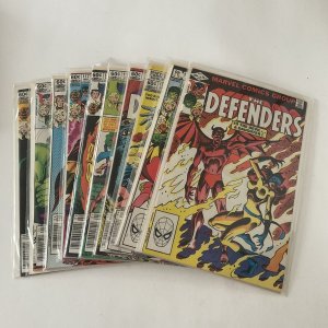 Defenders 111-120 Lot Run Set Very Fine Vf 8.0 Marvel