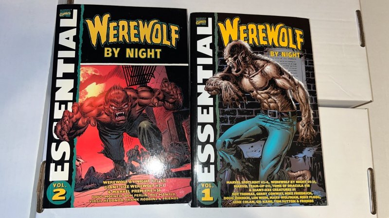 Essential Werewolf by Night Vol 1 2 Complete Set Softcover TPB Reps 1-43