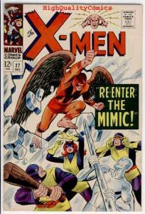 X-MEN #27, VF+/NM, Mimic, Marvel Girl, Spider-man, 1963, more in store