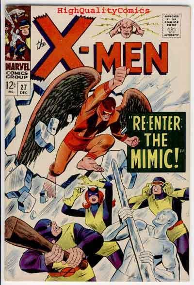 X-MEN #27, VF+/NM, Mimic, Marvel Girl, Spider-man, 1963, more in store