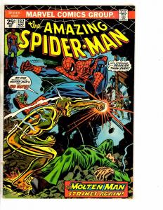 Amazing Spider-Man # 132 FN Marvel Comic Book Bronze Age Stan Lee Goblin J267