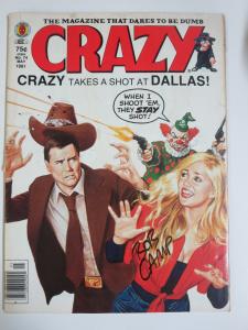 Crazy Magazine 74 (Marvel 1981) Parodies Funnies Early Work of Bob Camp  Signed!