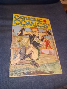 Catholic Comics Volume 1 #12 approved reading 1947 golden age notre dame cover