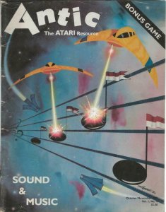 ORIGINAL Vintage Antic Atari Magazine Vol 1 #4 October/Nov 1982