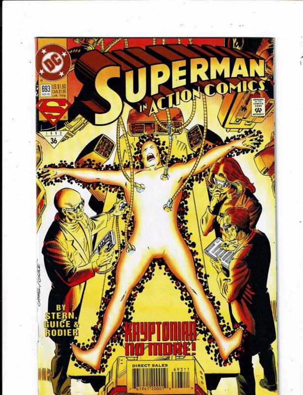 11 Action Comics DC # 679 680 686 687 (2) 688 689 690 691 692 693 Superman JR2