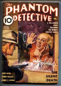 Phantom Detective 12/1936-Thrilling-hero pulp-crime-mystery-Tommy Gun-VF-