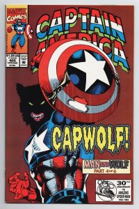 Captain America #405 Wolverine | Moonhunter (Marvel, 1992) VF 