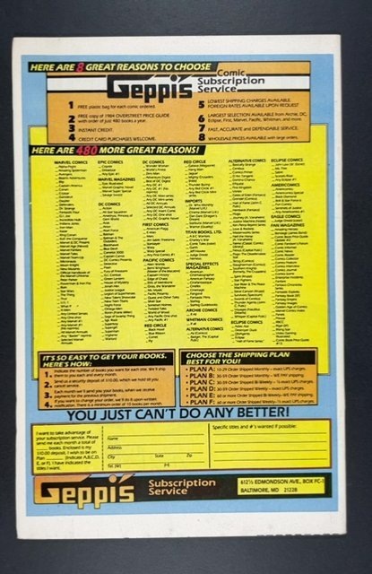 Warp Special #2 (1984)