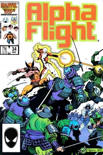 Alpha Flight (1983 series) #34, NM- (Stock photo)