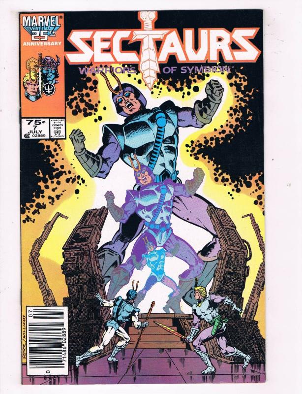 Sectaurs #7 VF Marvel Comics Bronze Age Comic Book Jul 1985 DE44