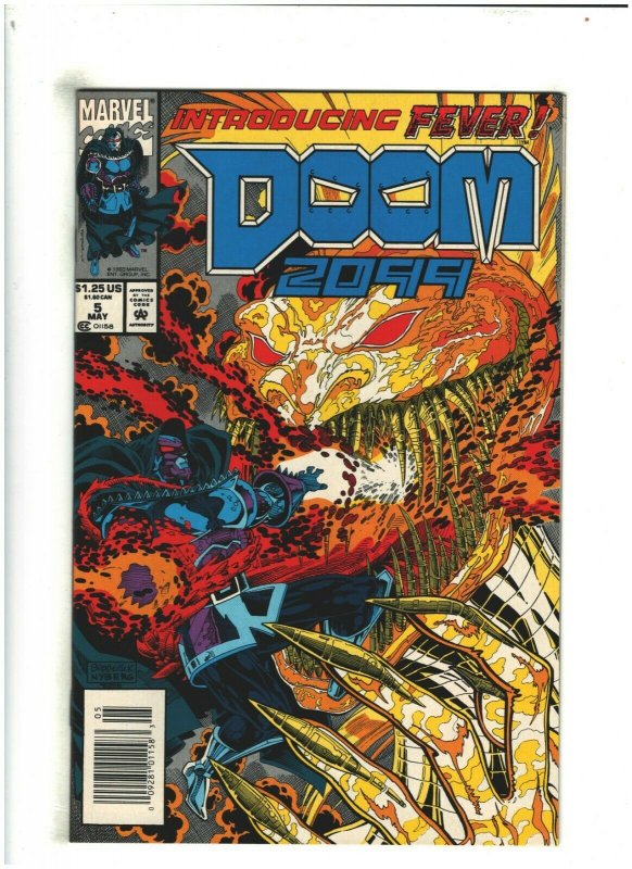 Doom 2099 #5 VF/NM 9.0 Newsstand Marvel Comics 1993