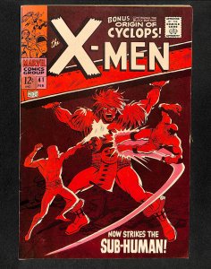 X-Men #41 Sub-Human!