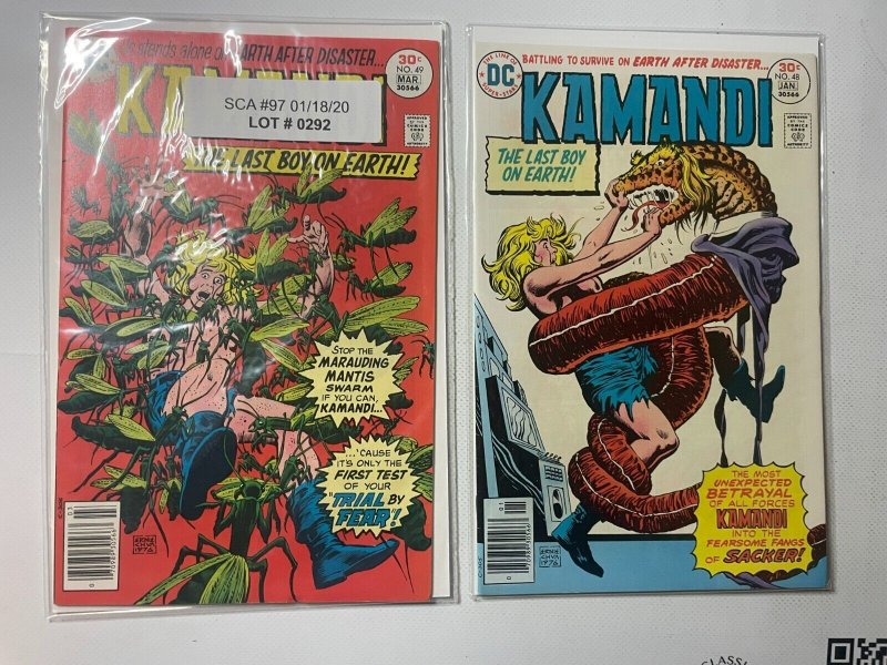 Lot Of 2 Comic Books DC Comics Kamandi #48 49 BatMan SuperMan 42  SM8