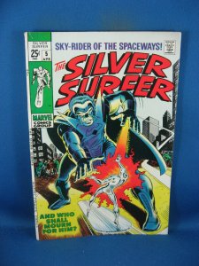 SILVER SURFER 5 F VF 1969  FANTASTIC FOUR