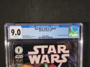Star Wars: Jedi vs. Sith #1 - 1st App Darth Bane (CGC 9.0) 2001