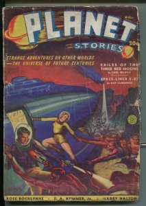 PLANET STORIES  SUMMER 1940-3RD ISSUE-SPICY GOOD GIRL ART-SCI-FI-FRANK R PAUL-g