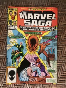 The Marvel Saga The Official History of the Marvel Universe #4 (1986)