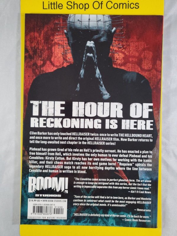 Clive Barker's Hellraiser Volume 2 Requim TPB 2012 Boom! Studios