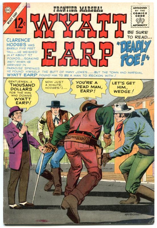 WYATT EARP #51 56 63 68, VG/FN, Western, Charlton, 1963, more westerns in store