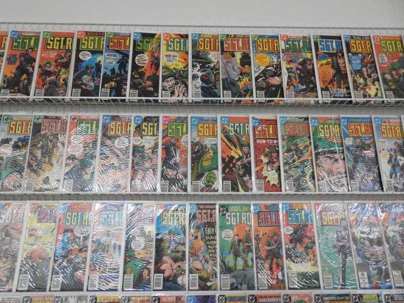Huge Lot 130+ All Sgt. Rock Comics!!! Avg FN- Condition!
