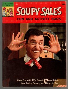 Soupy Sales Fun & Activity Book #8907 1965-photo cover-puzzles-games-VG