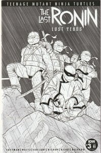 TMNT Last Ronin The Lost Years # 3 Variant 1:50 Cover NM IDW 2023 [P1]