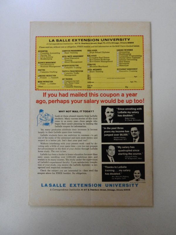 Thor #202 (1972) VG+ condition subscription crease