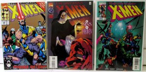 Uncanny X-Men Lot 3 #280, 327, 370 1991 Marvel 9.0 Wolverine Colossus Comics