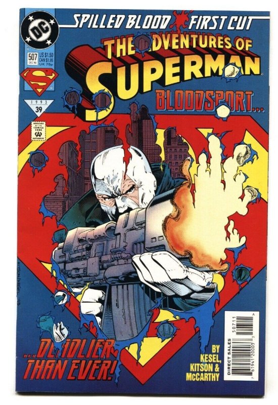 Adventures Of Superman #507 1993- 1ST second BLOODSPORT DC VF/NM