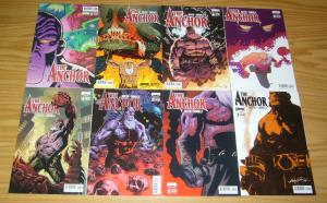 the Anchor #1-8 VF/NM complete series - all B variants - phil hester 2 3 4 5 6 7