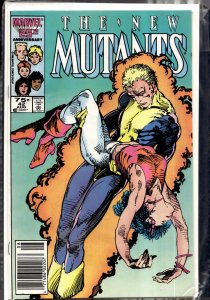 The New Mutants #42 Newsstand Edition (1986) New Mutants [Key Issue]