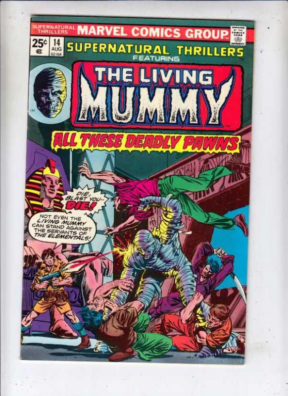 Supernatural Thrillers #14 (Aug-75) NM- High-Grade The Mummy