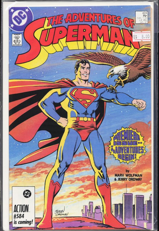 Adventures of Superman #424 (1987) Superman [Key Issue]