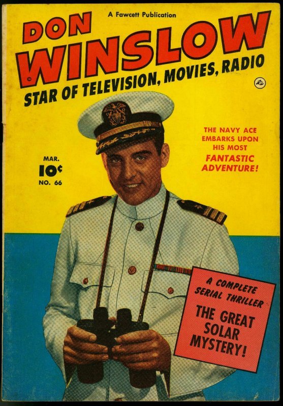 Don Winslow of the Navy #66 1951- Fawcett golden age photo cover VG/F