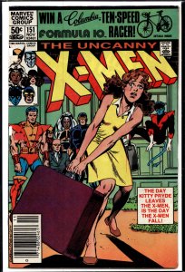 The Uncanny X-Men #151 Newsstand Edition (1981) X-Men