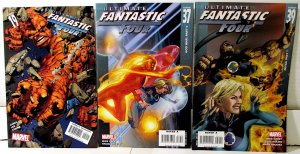 Ultimate Fantastic Four Lot 3 #19, 37, 39 2005 Marvel Invisible Woman Comics
