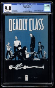 Deadly Class (2014) #1 CGC NM/M 9.8 White Pages SyFy TV Show Upcoming!