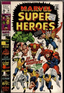 Marvel Super-Heroes #21 (1969) Namor the Sub-Mariner